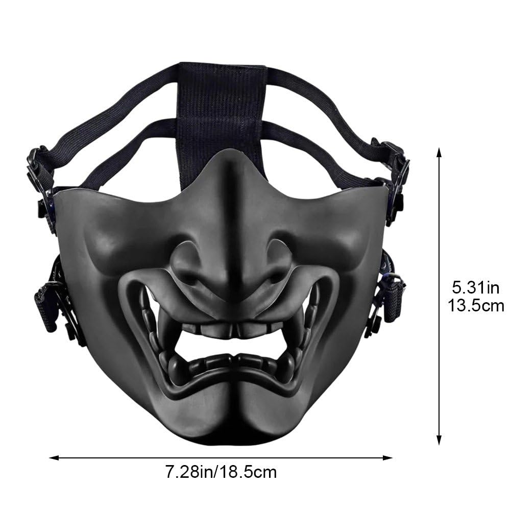 No.255 オーダーマスク ハンドメイド　レトロ　パープル　おまとめ割 Amazon.co.jp: Toivexa 般若のお面 ハーフマスク フェイスマスク