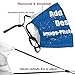 Custom Face Masks with Fashion Design Print Logo/Design/Words DIY Adult Cloth Mask for Outdoor Activity-Blue Style 16