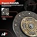 A-Premium Transmission Clutch Kit with Flywheel Compatible with Subaru Forester 2011-2013, Impreza 2012-2016, Crosstrek 2016-2017, XV Crosstrek 2013-2015, 2.0L 2.5L, Naturally Aspirated