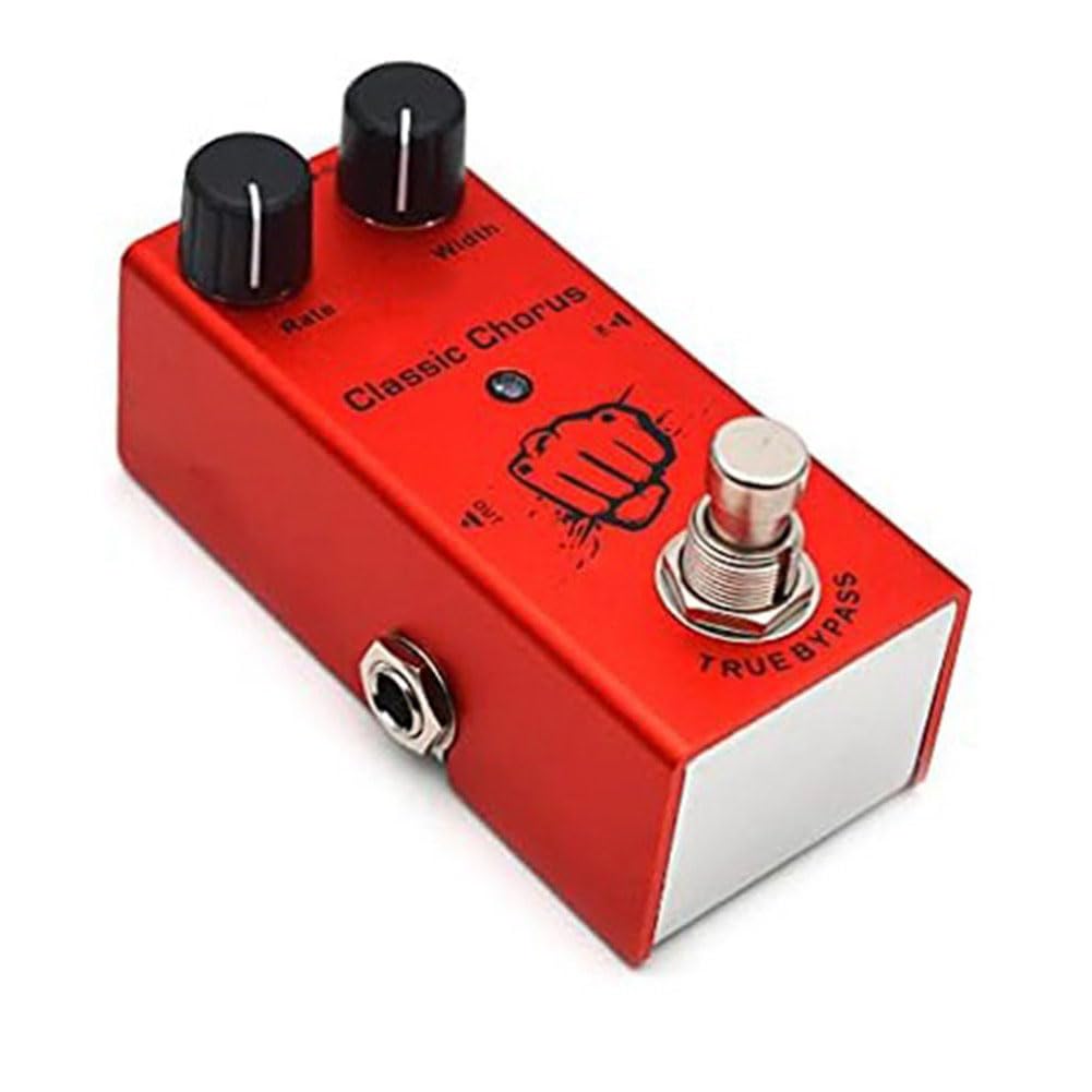 Pédale d'effet de guitare portable Distorsion Retard Chorus Tremolo Digital Overdrive-E