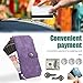 Compatible with Samsung Galaxy S7 Edge Wallet Case 9 Card Slots Retro Leather Flip Credit Card Holder Cell Accessories Purse Lanyard Wrist Phone Cover for S7edge S 7 GS7 7s 7edge Women Men Purple