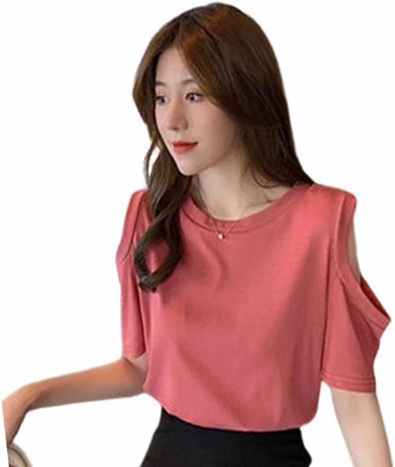 Amazon | [Kaolee] オフショルダー カットソー Tシャツ