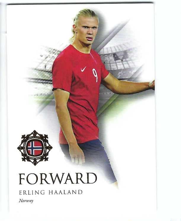 ERLING HAALAND 2022 Futera Unique #66 Soccer Card Norway Manchester City FC
