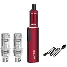 VAPTIO Cosmo 2 Kit Elektronische Zigarette 2000 mAh Eingebauter Akku 25 W Starter Kit mit 20 ml Tank Cosmo Spule 2 St ck 07 Ohm / 10 Ohmkein E-Liquid kein Nikotin