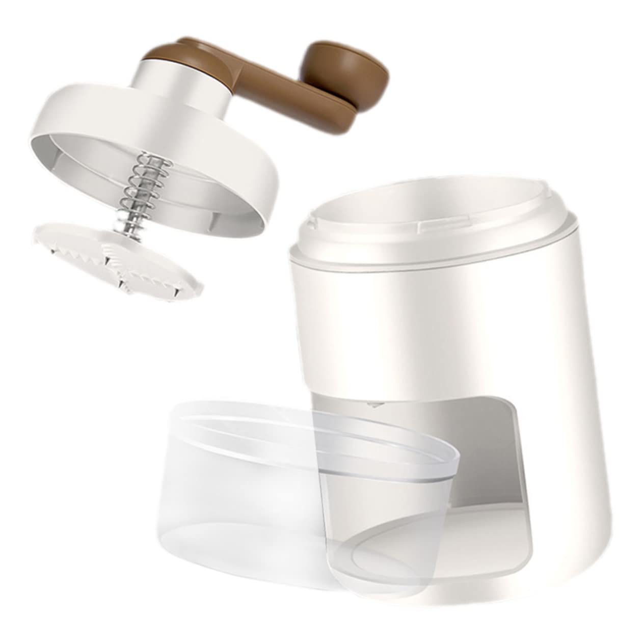 Garneck Ice Shaver Machine for Home Use Manual Ice Crusher Hand Crank for Smoothies Easy Clean