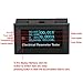 DROK 0.96 Inch Portable OLED Multifunction Tester DC 0-33V 0-3A 0-99h59min 0-99W Time Temperature Current Voltage Power Capacity Energy 7in1 Electrical Parameter Tester Meter Panel