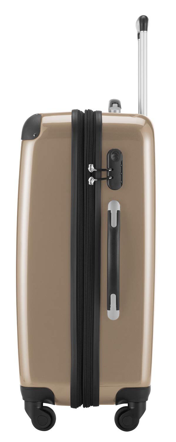 HAUPTSTADTKOFFER - Bagaglio a mano Rigida Alex, Taglia 55 cm, 42 Litri, Colore Champagne