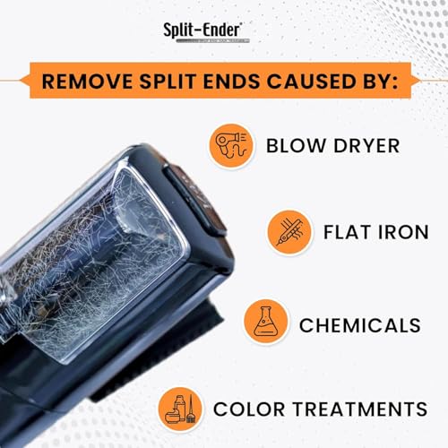 Image of Double Side Hair Razor Comb Hairdressing Thinning /Trimmer Comb - Pack of 2 Multi Color (Split Ends Trimmer Machine-01, 1, count)