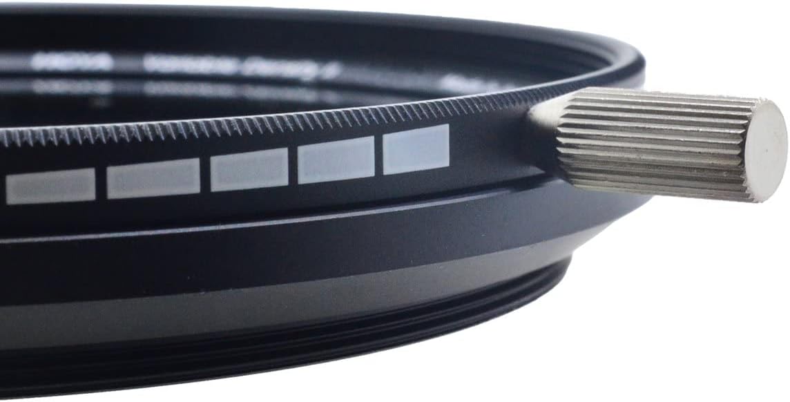 Hoya 67mm Variable ND Filter II – 1.5 to 9 Stops (ND3-400) Density Camera Lens Filter – Multi-Coated Optical Glass & Thin Frame Minimizes Vignetting with Knob for Smooth Rotation (Accepts 72mm Cap)