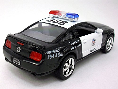 KiNSMART 2006 Ford Mustang GT Police Edition 1:38 miniatura 2