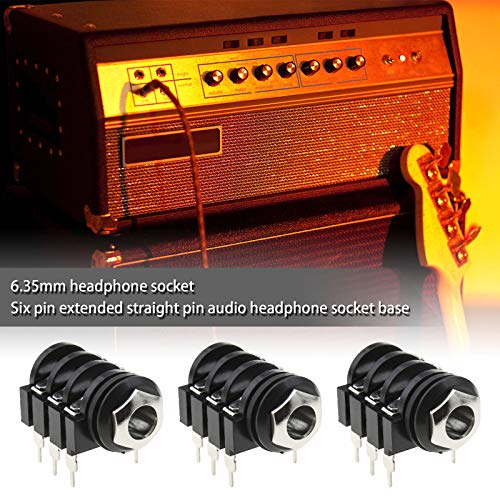 Conector Jack Mono Estéreo 6.35mm Panel 10 Pzs miniatura 2