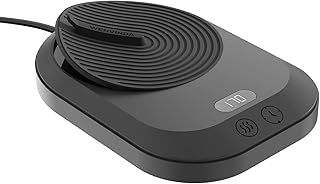 Coffee Mug Warmer for Desk, Smart Coffee Warmer for Desk Auto Shut Off Timer, Electric Coffee Cup Warmer for Desk with 3-Temp Settings, Mug Warmer for Desk with TEM/TIME Display, Wax Warmer, Good Gift