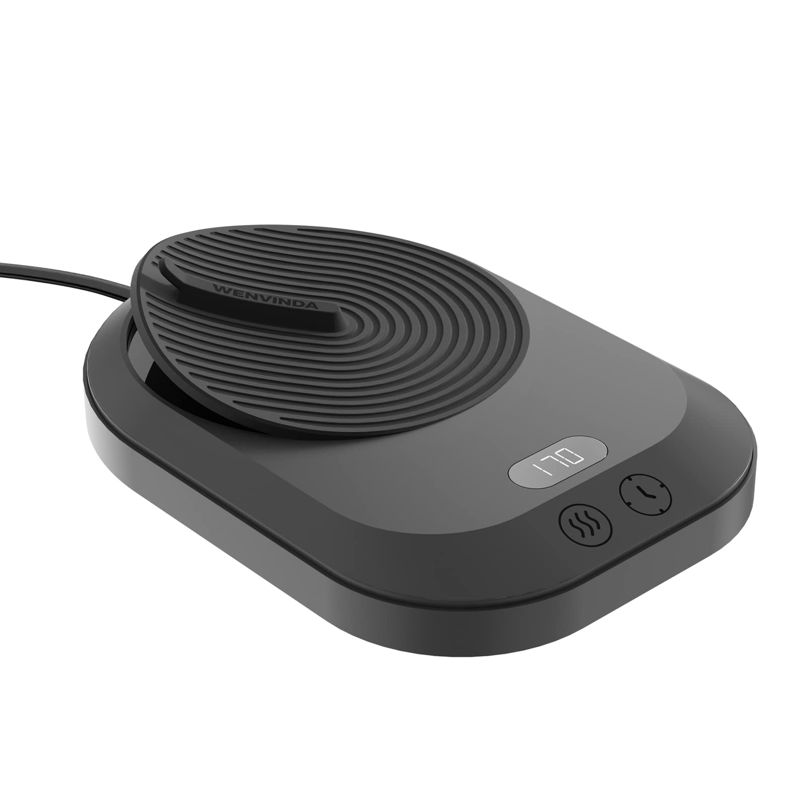 Coffee Mug Warmer for Desk, Smart Coffee Warmer for Desk Auto Shut Off Timer, Electric Coffee Cup Warmer for Desk with 3-Temp Settings, Mug Warmer for Desk with TEM/TIME Display, Wax Warmer, Good Gift