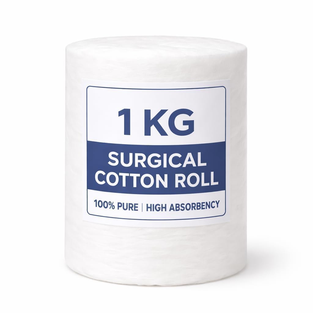 Absorbent Cotton Roll | Pure Cotton Wool Roll for baby care, beauty care, Saloon, Makeup Remover cotton pads (1Kg)-picture-35
