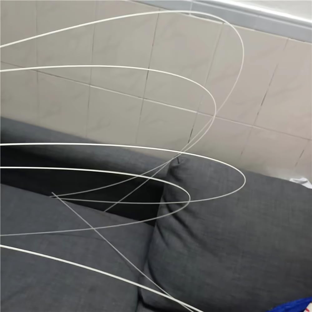 Lot de 10 tiges en fibre de verre blanches haute résistance – Diamètres: 1,5mm et 2mm, longueurs: 1500mm, 3000mm et 4000mm, for travaux manuels et maquettes.(1.5x1500mm)