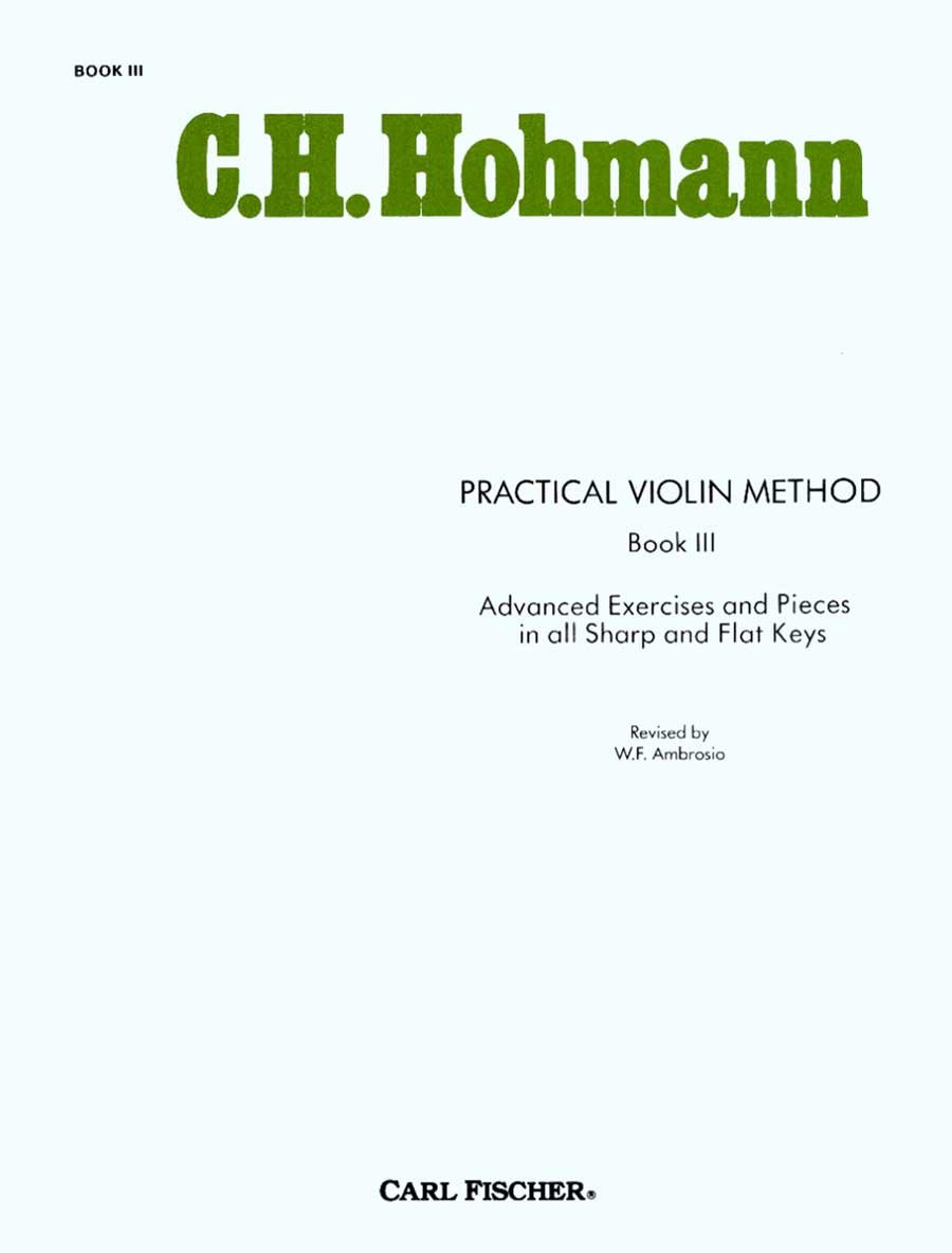 Practical Violin Method, Book III Violin