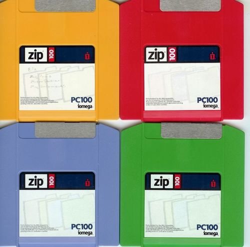 Zip 100 Disk IBM-kompatible Schwarz