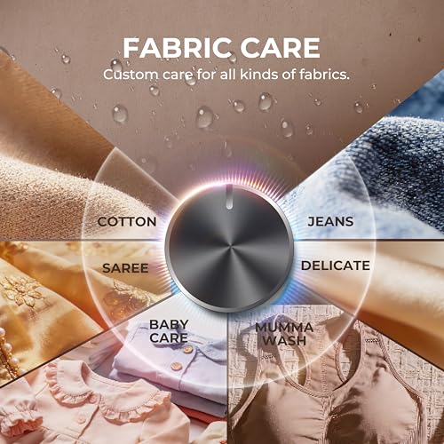 Image of Haier 12 Kg, 5 Star, AI Smart LIFE+, Hygienic Care, ABT, 525 mm Super Drum, Refresh, Direct Motion Motor, WiFi enabled, Fully Automatic Front Load Washer (EFL120-DM14F5ES8U1 | Dark Jade Silver)