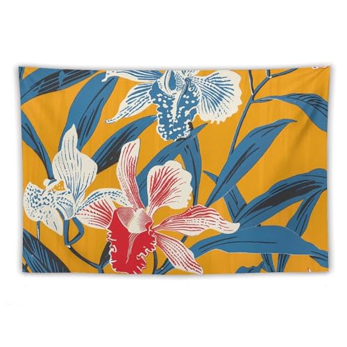 Tapisserie murale pour chambre et salon : créez un décor jaune moutarde cosy