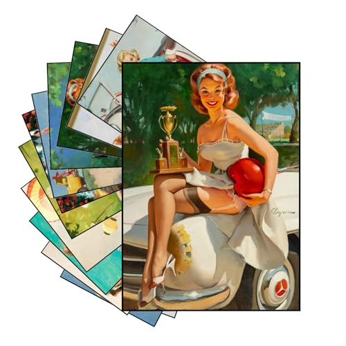Retro Scooter Mini Poster Set