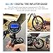 Nilight 50026R Digital Tire Inflator Pressure Gauge,250 PSI Air Chuck and Compressor Accessories Heavy Duty with Rubber Hose and Quick Connect Coupler for 0.1 Display Resolution