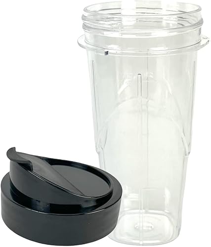 Vaso de batido de 24 onzas con tapa To-Go compatible con licuadora Oster Pro 1200 (paquete de 1)