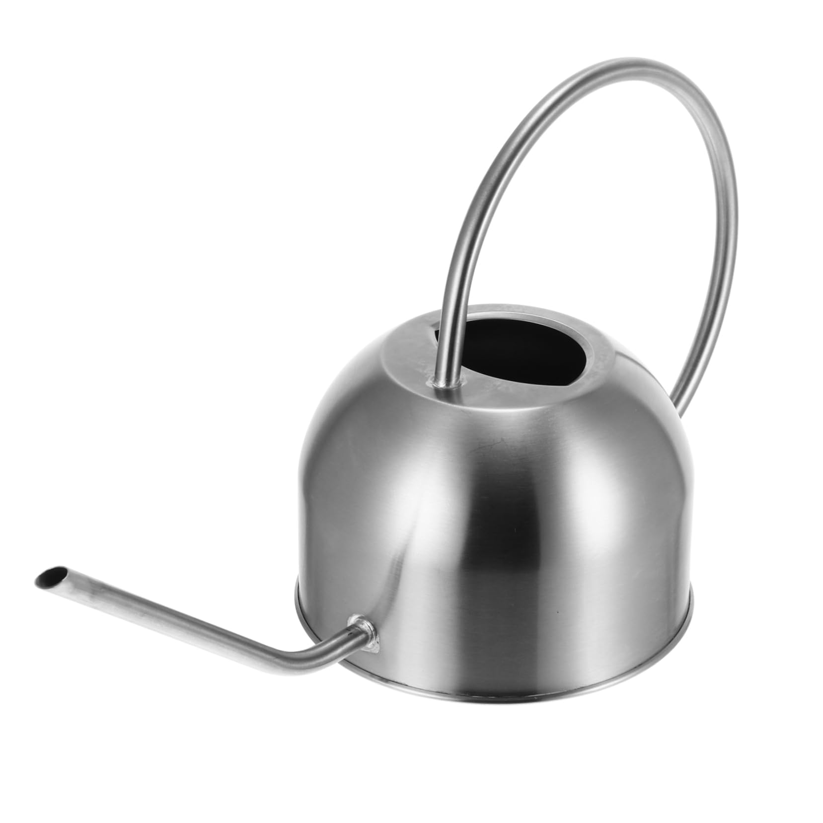 TOYANDONA Annaffiatoio Manico Ergonomico a Beccuccio in Acciaio Inossidabile 1,5l per Irrigazione di Piante, Bonsai e Fiori per Giardinaggio Interno ed Esterno