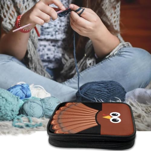 Image of Vanideaoty Turkey Crochet Storage Organizer with Web Pockets Fall