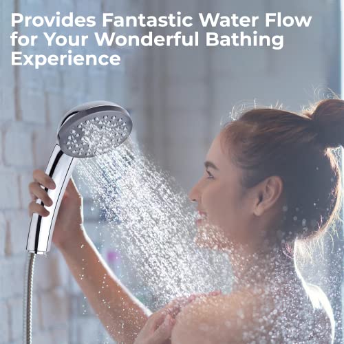 High-Pressure Blue Canyon Alpha Shower Head - Easy Install Chrome - Image 5