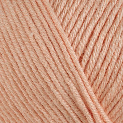 Image of Baby Cotton Blend Yarn - Soft Sport Weight Yarn for Crochet & Amigurumi - 50g /180yds - 60% Cotton 40% Acrylic - Ideal for Baby & Knitting Proj.(Himalayan Salt, 1 Ball)