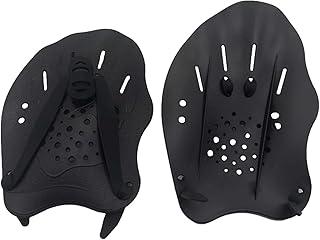 Swim Paddles Hand, Swim Training Hand Paddles With Adjustable Straps, Swimming Hand Paddles For Women And Men, Contoured Swim Hand Paddles Swimming Training Paddles, Gloves For Swimmer Jildouf