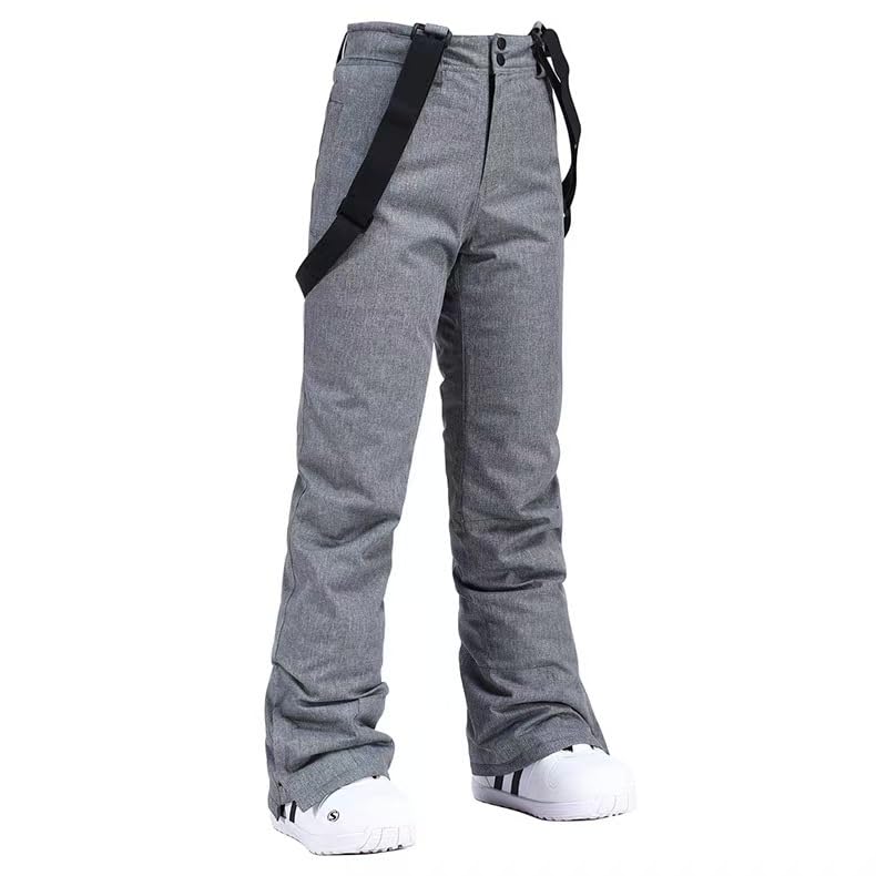 Mitef unisex narciarskie wodoodporne, wiatroszczelne, izolowane spodnie śniegowe regulowane szelki narciarstwo snowboard gruby ciepły sprzęt outdoorowy