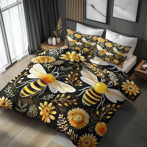 Linge de lit 1 personne 140x200 avec housse de couette microfibre et taie 65x65 - 4