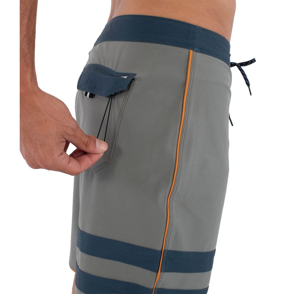 Hurley Phantom Eco Block Party Solid 18 Costume a Boxer Uomo (Pacco da 1)