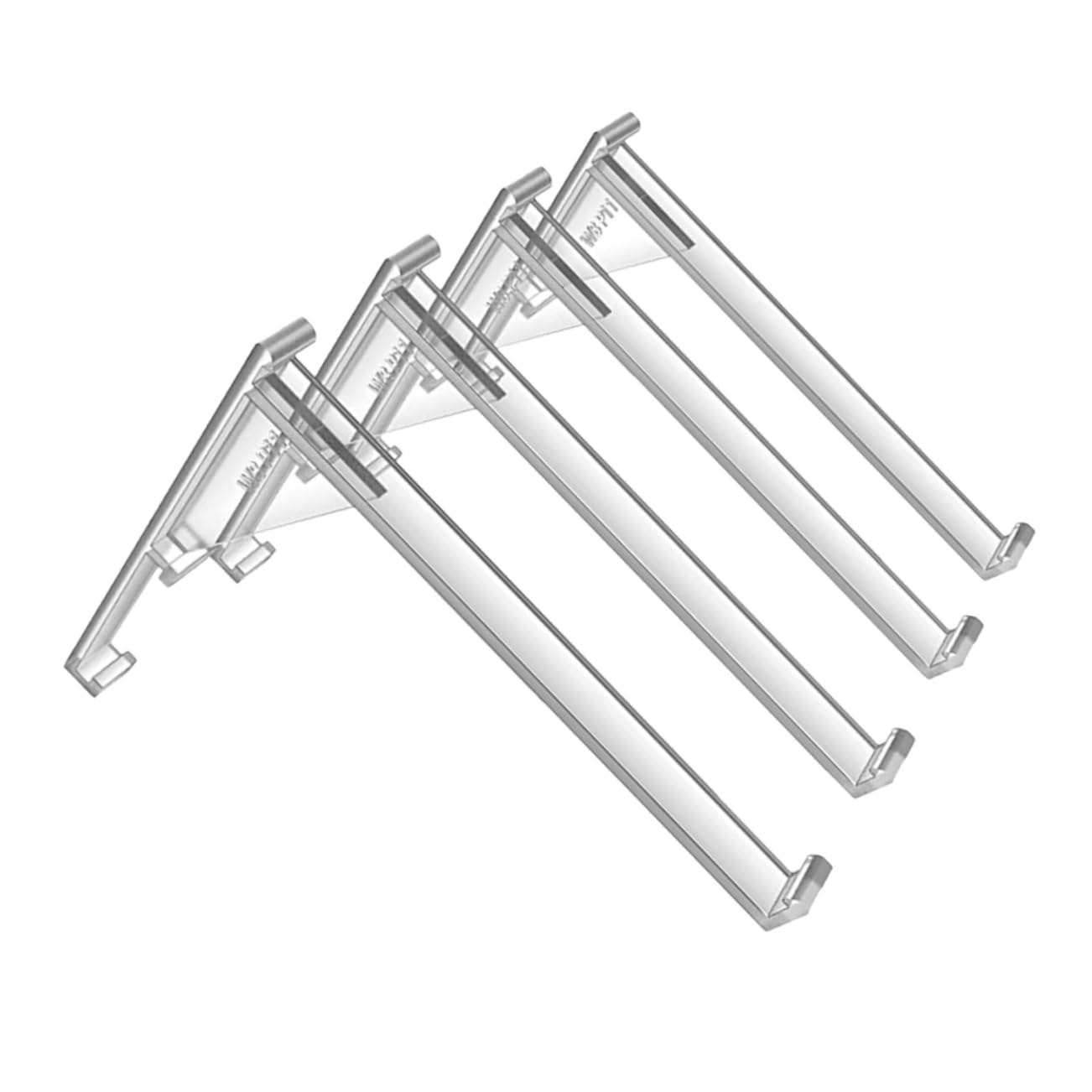 SOESFOUFU Blind Clips for Valance 4pcs Valance Clamps Blind Curtain Accessories Replacement Clips Vertical