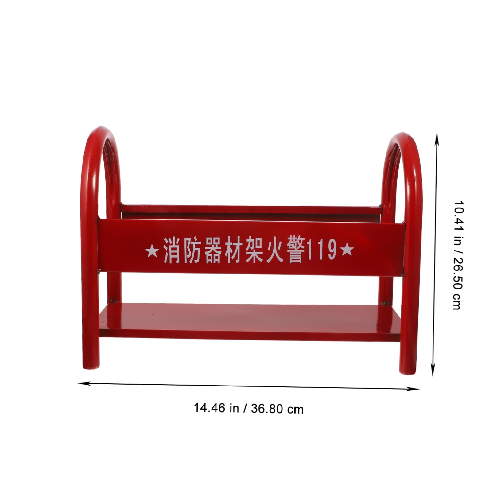 Soporte para Extintor de Incendios Rojo de Hierro 2-4 Kg | Diseño Simple, Estructura Razonable, Acabado Delicado, Uso en Oficina y Hogar Estilo Aleatorio