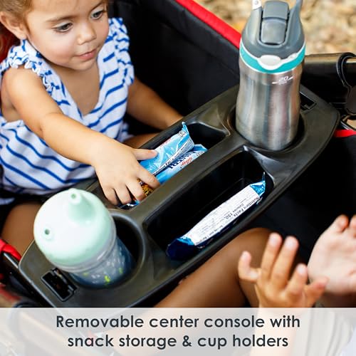 Image of Baby Trend Expedition /Tour LTE 2-in-1 Stroller Wagon, Mars Red