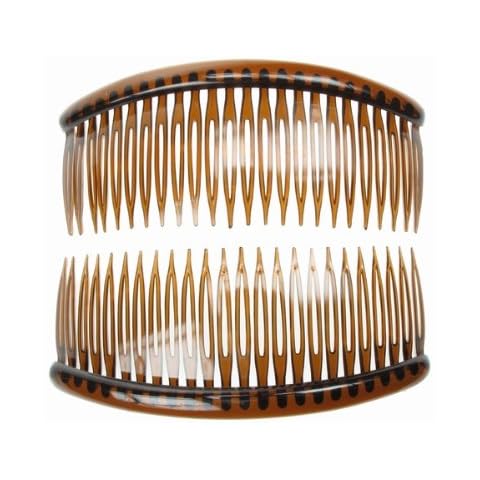 Large Tort Brown Hair Combs for Women Cover
