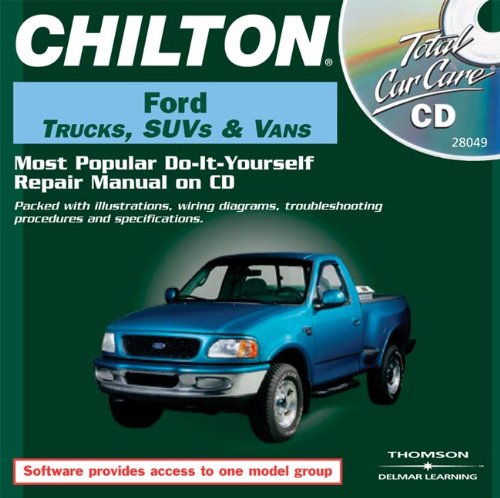 Total Car Care CD-ROM: Ford Trucks, SUVs & Vans, 1986-2000 Jewel Case (Chilton Total Car Care Series