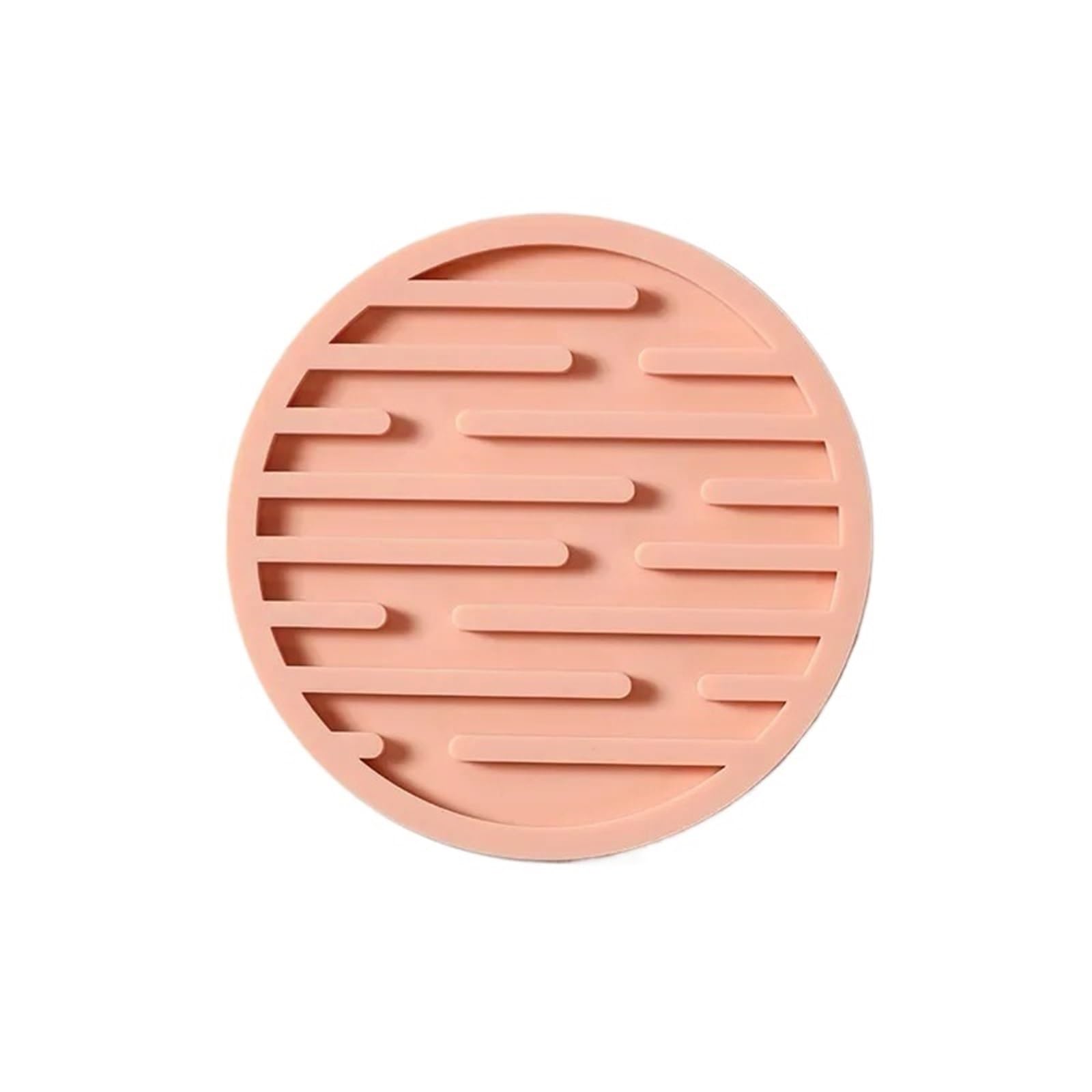 10Pcs 10cm Silicone Coasters Round Heat Resistant Rubber Tea Cup Mat Drink Coffee Mug Glass Beverage Holder Pad for Cap(Color3)