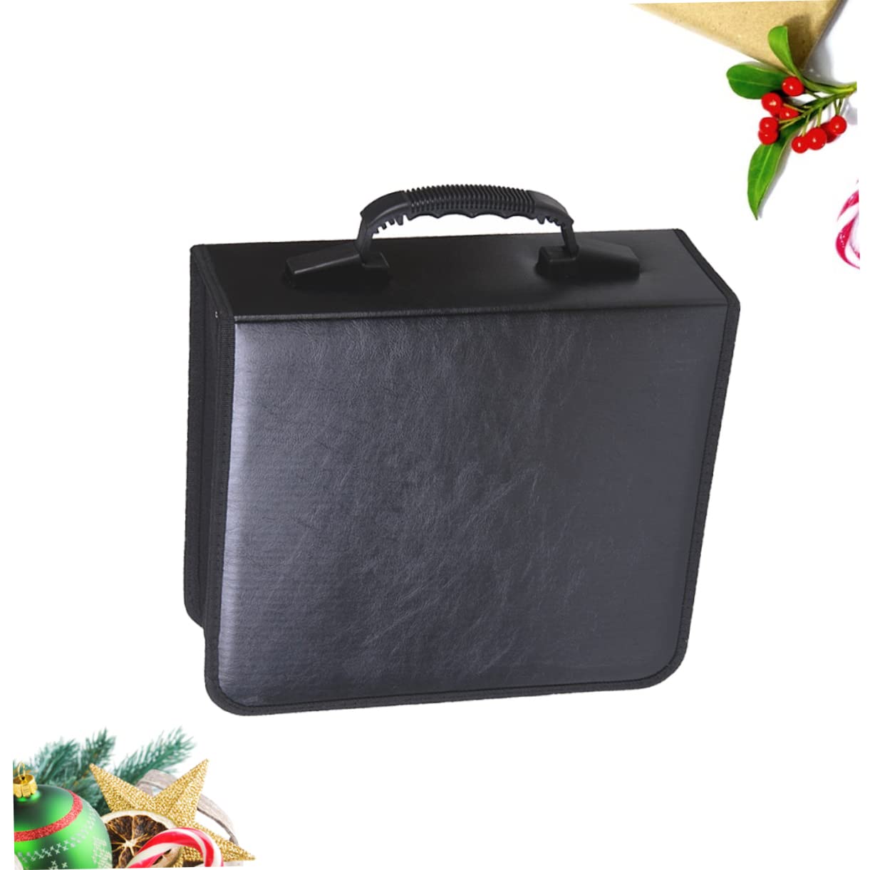 ULTECHNOVO Borsa per CD e Dvd per Auto Custodia Organizer Cerniera Scorrevole Resistente e Pratica capacità Fino Slot