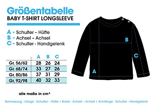 EZYshirt® Döner Kebap Baby T-shirt Longsleeve Biologisch katoen - Image 3