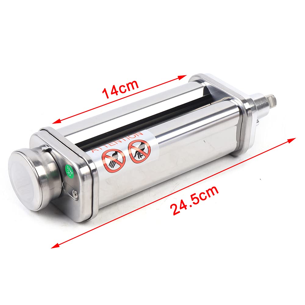 Accessoire pour machine à pâtes Kitchenaid, accessoire de machine à pâtes, coupe-spaghetti, coupe-fettucine, accessoire multifonction pour Kitchenaid (rouleau à feuilles de pâtes)