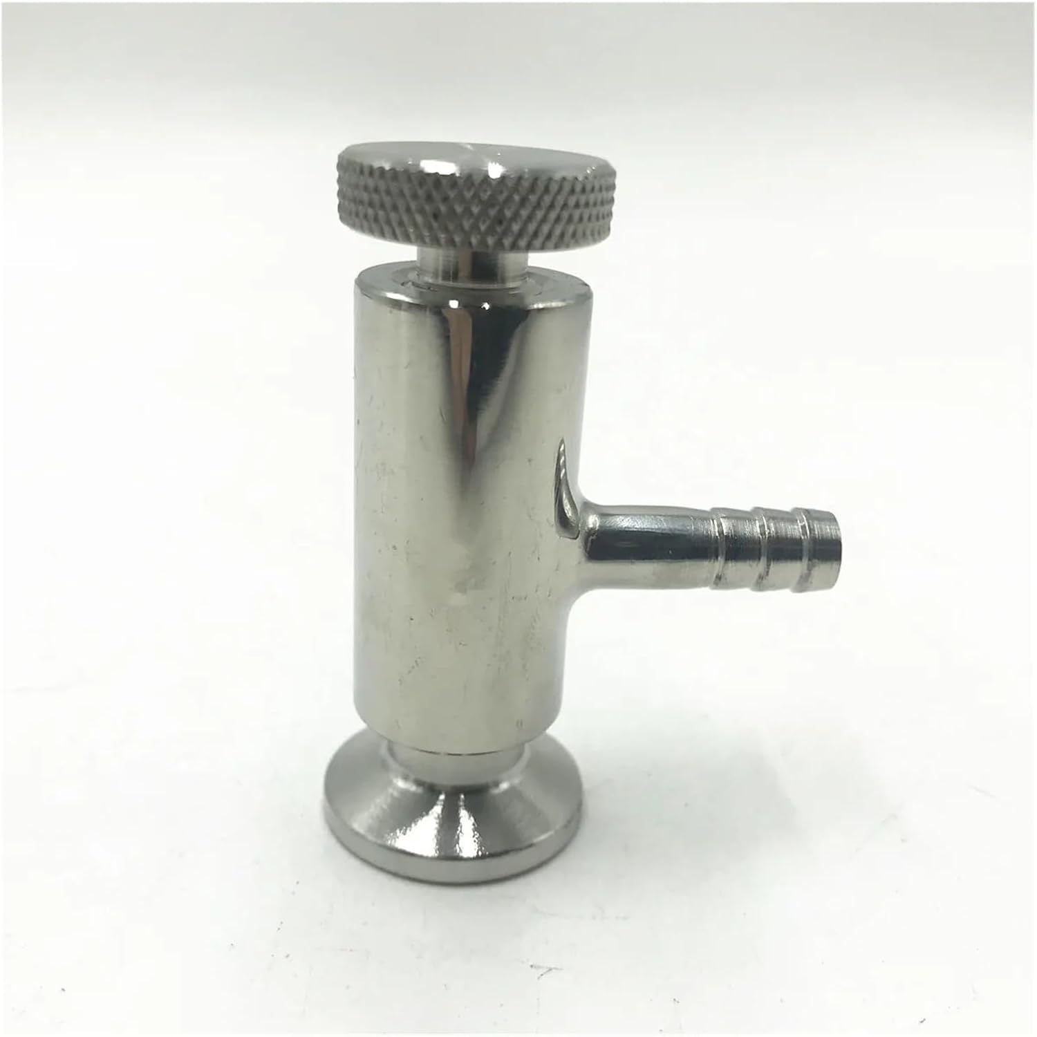 1/2" Stainless Steel 304 Tri Clamp OD 25.2mm Sampling Valve Silicone Sealing