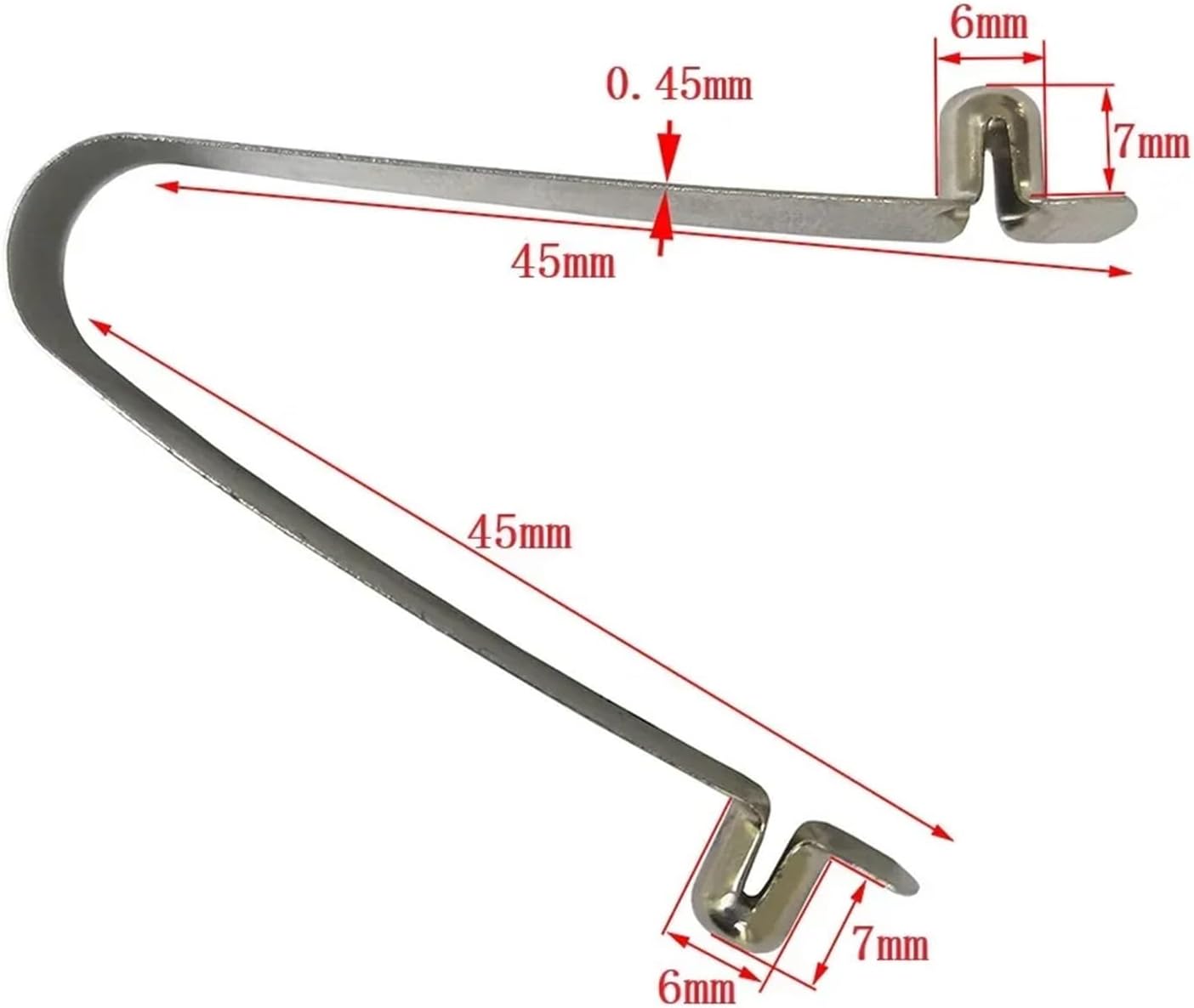 Push Button Spring Clip 50/100Pieces 6mm Double Button Push Spring Clips Kayak Paddle Snap Locking Tube Pin for Camping for Camping Kayak