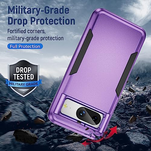 Coque Pixel 8 robuste violette protection haut de gamme - 6