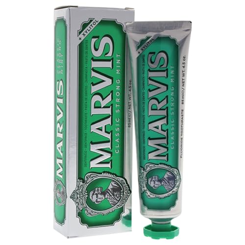 Marvis Classic Strong Mint Toothpaste, 3.8 oz (Pack of 1)