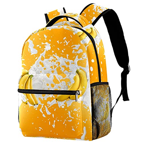 Sac à dos de voyage de style campus avec porte-bouteille intégré pour l'école