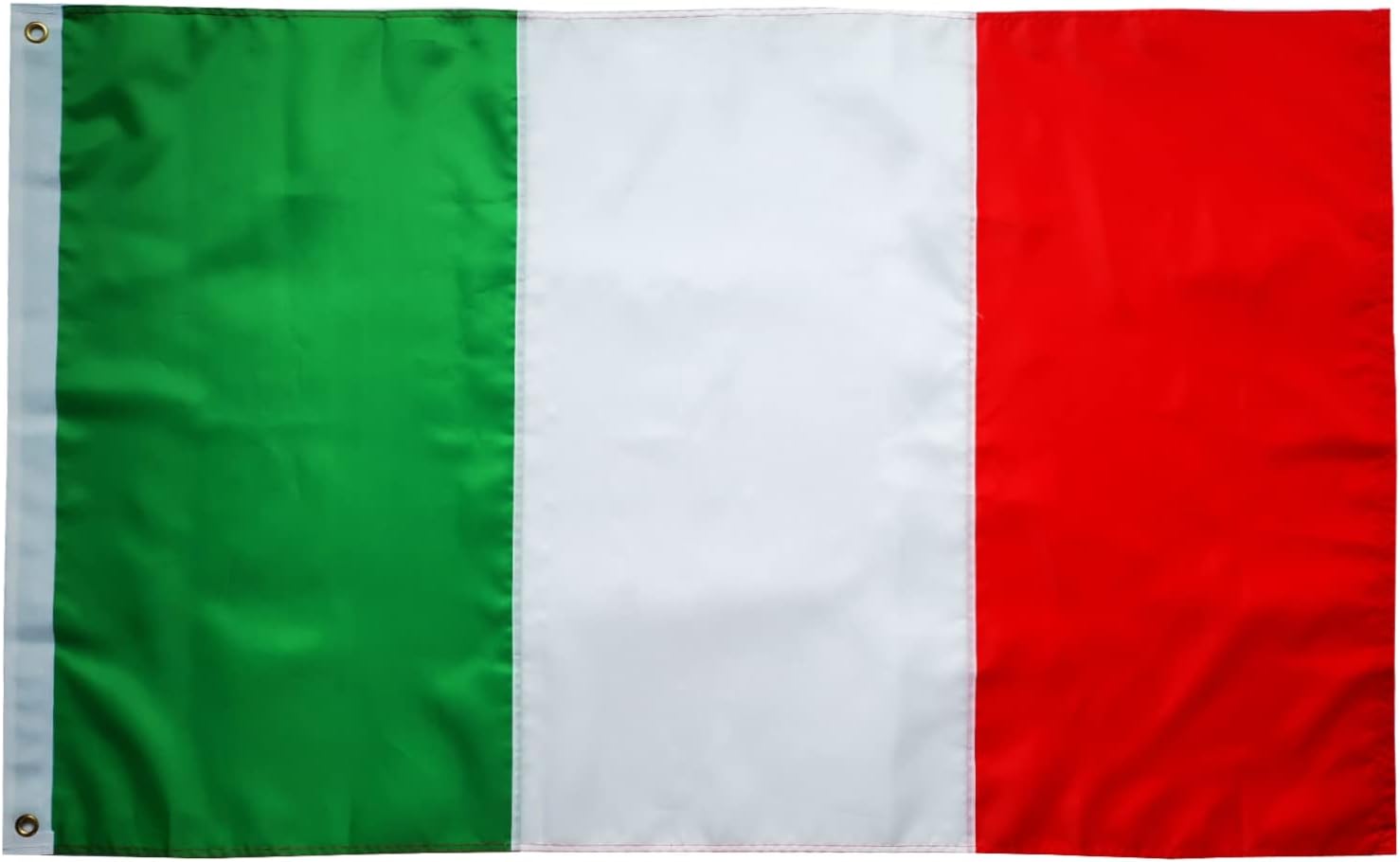Italian Flag Italy Flag 3x5 FT - Double Stitched Sewn Stripes Outdoors Indoors Bandiera italiana 210D Heavy Duty Oxford With Brass Grommmets