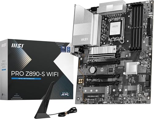 Image of MICRO CENTER CPU Motherboard Combo - Ultra 7 265KF Desktop Processor 20 cores up to 5.5 GHz with Pro Z890-S WiFi lga 1851 Motherboard